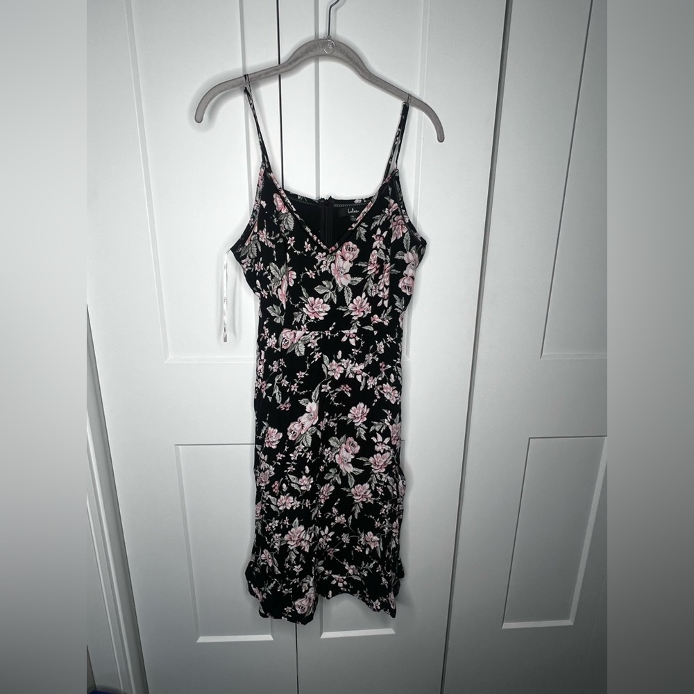 Lulus Esperanza Floral Midi Dress Women's Size XL